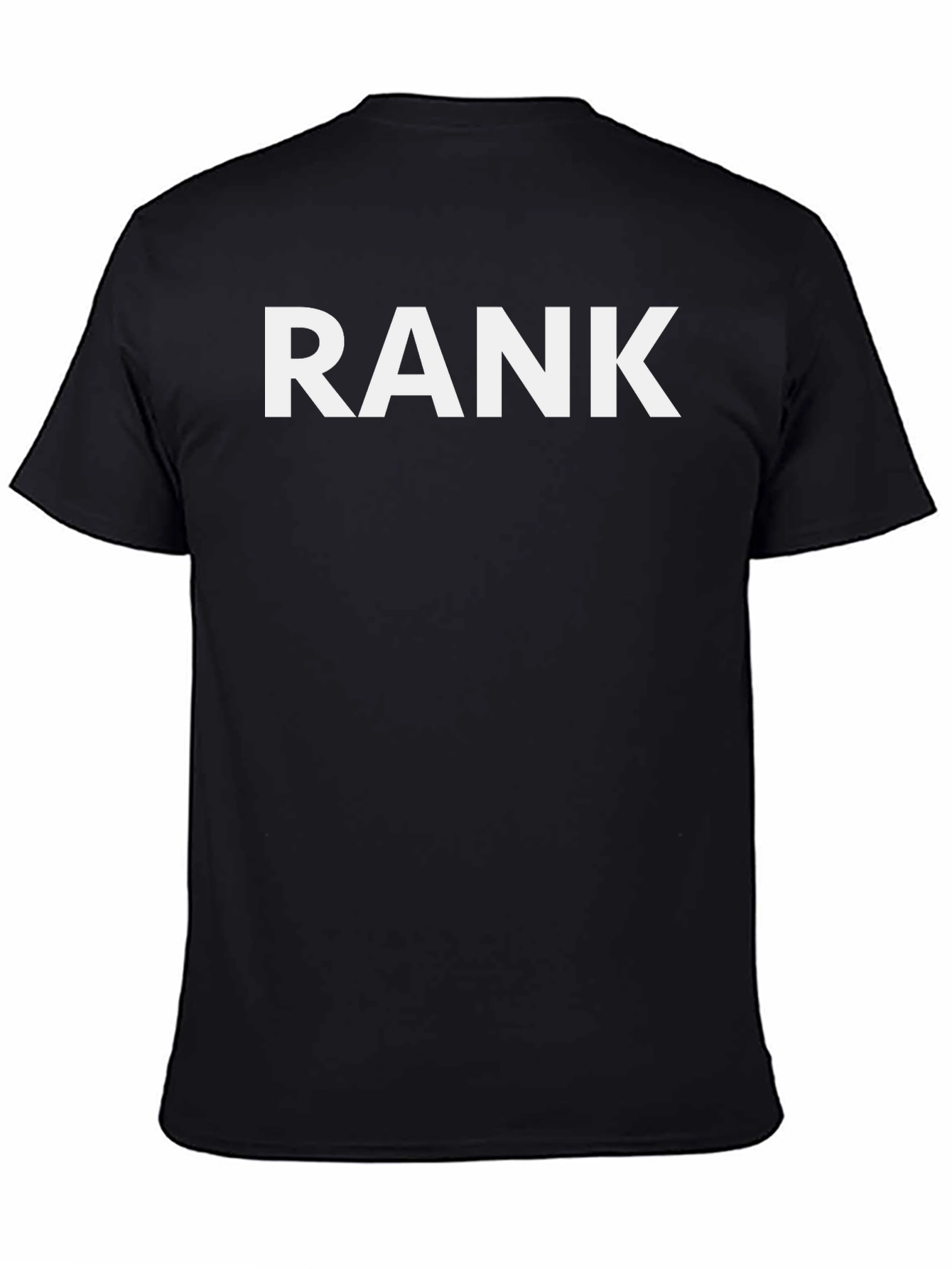 Rank T-Shirt - Classic Black Tee