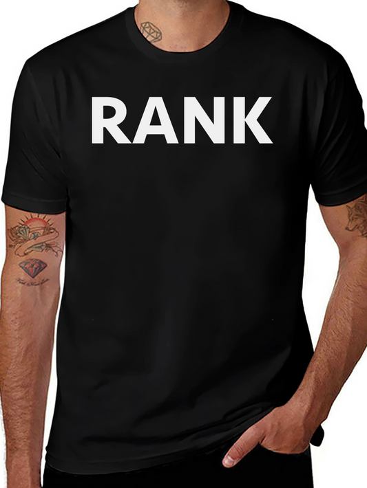 Rank T-Shirt - Classic Black Tee