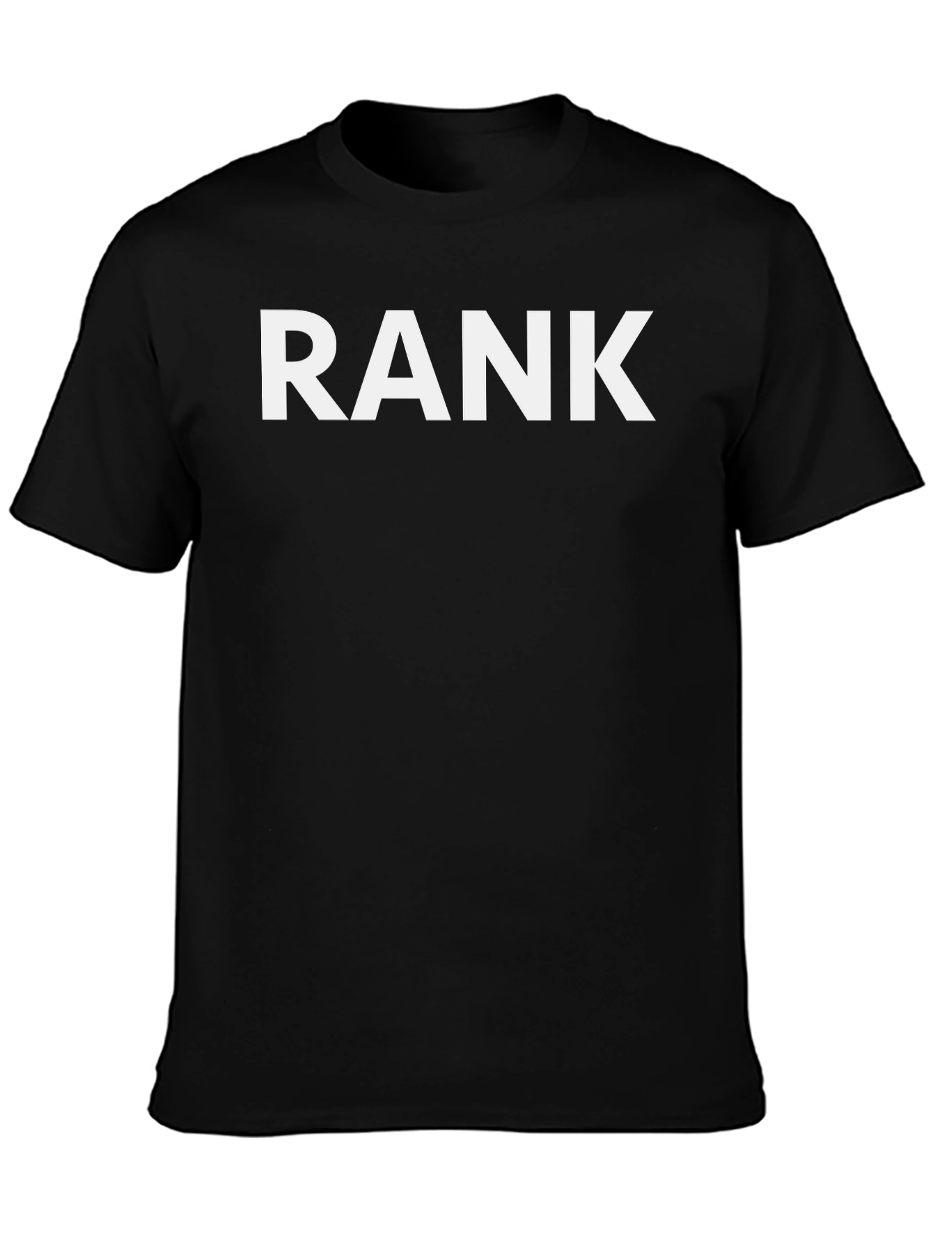 Rank T-Shirt - Classic Black Tee