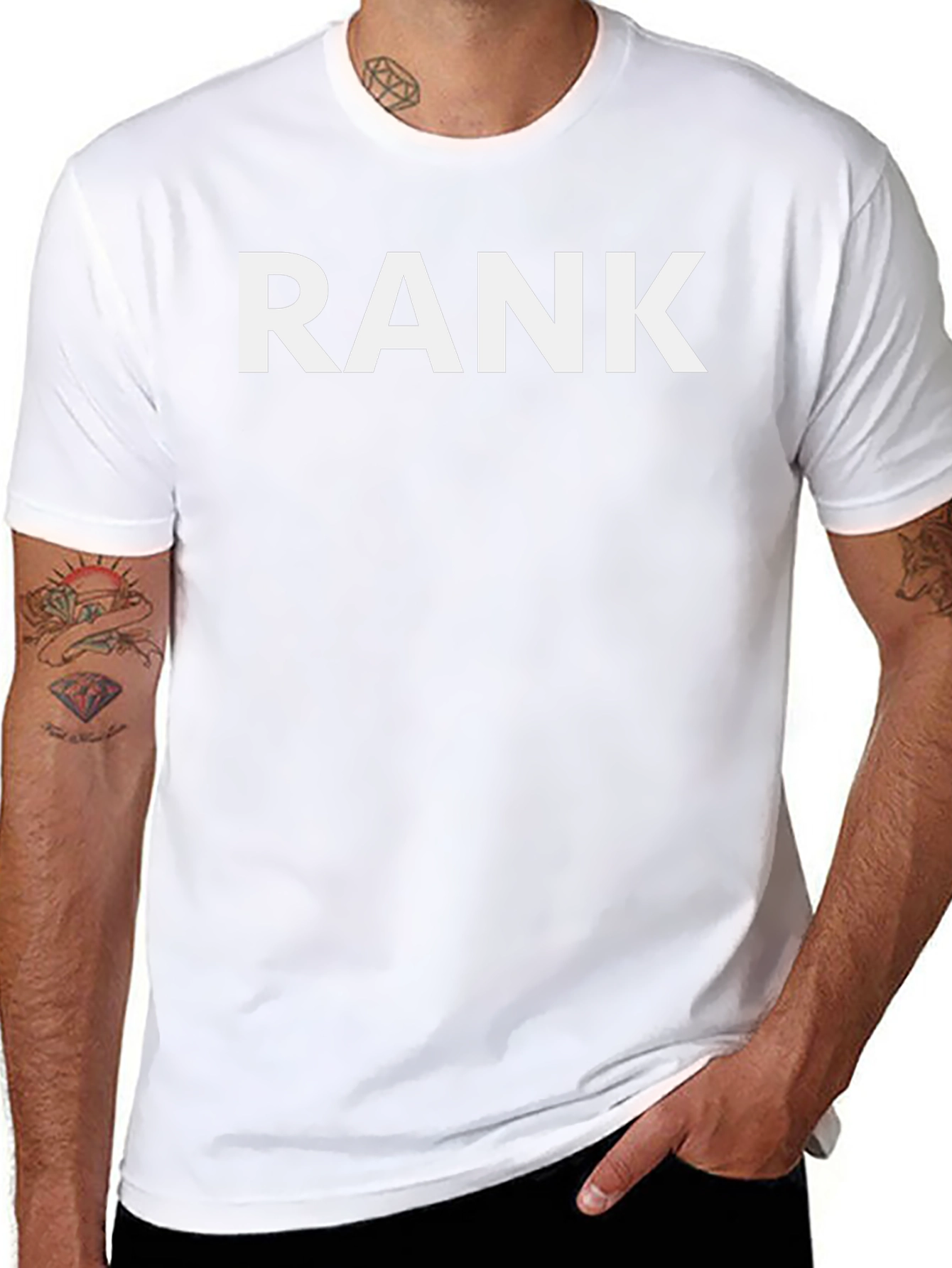 Rank T-Shirt - Classic Black Tee