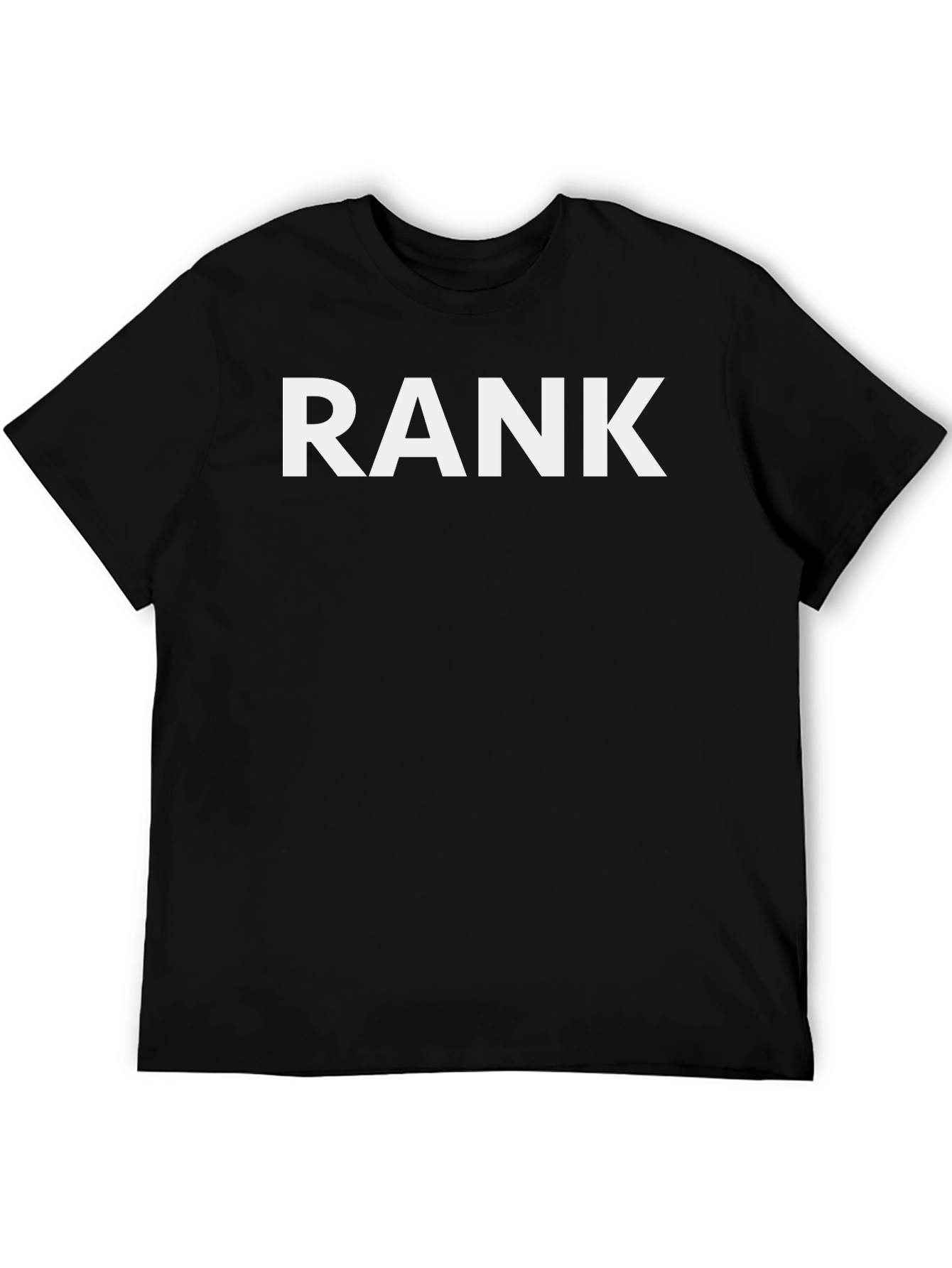 Rank T-Shirt - Classic Black Tee