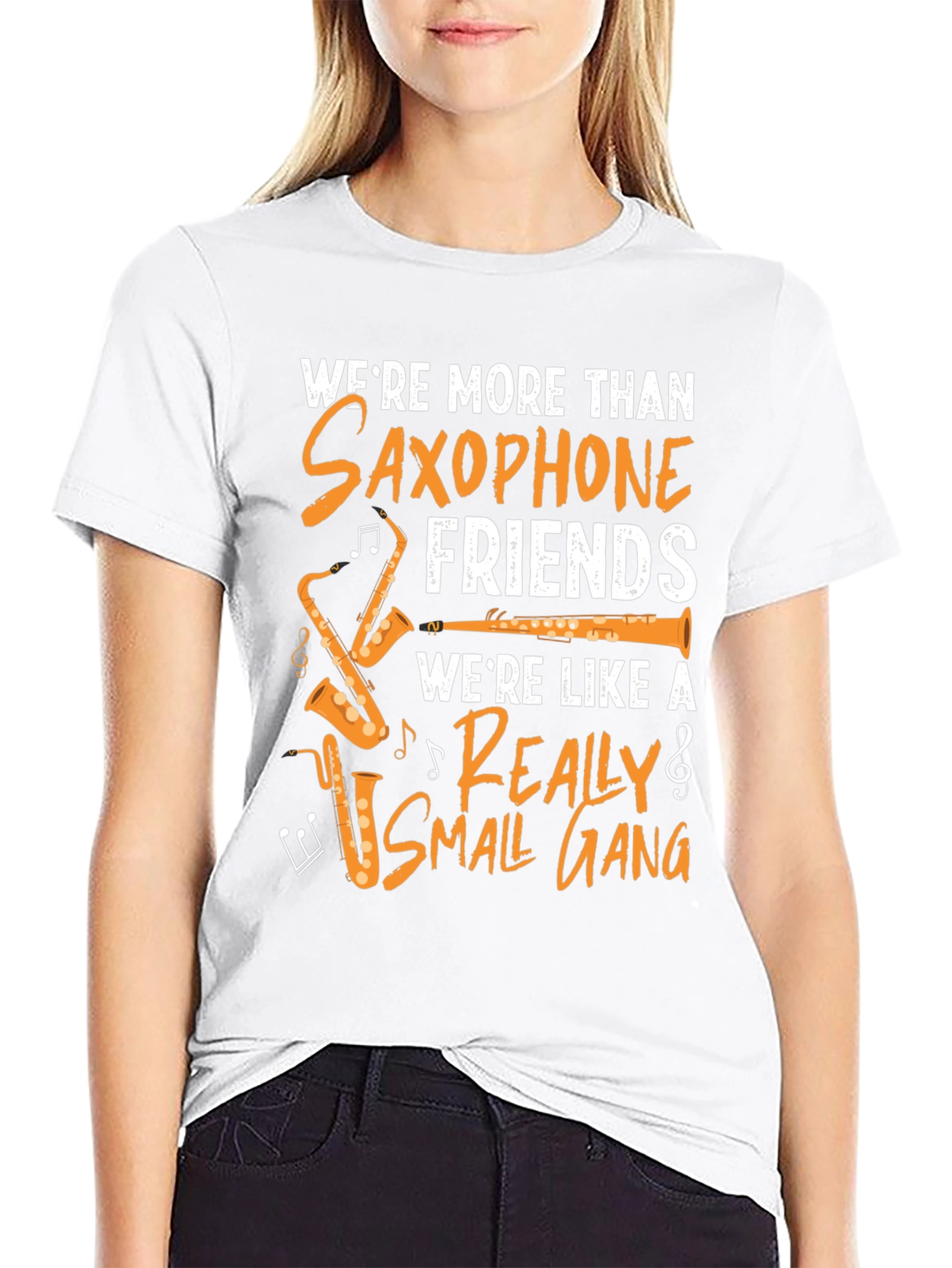 Saxophone Friends T-Shirt - Music Lover Tee