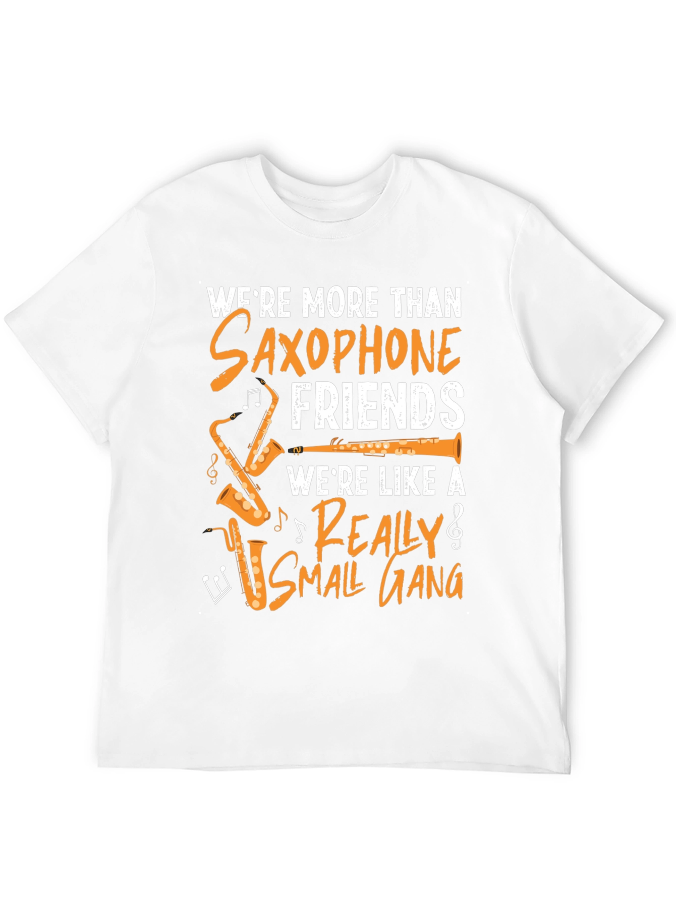 Saxophone Friends T-Shirt - Music Lover Tee