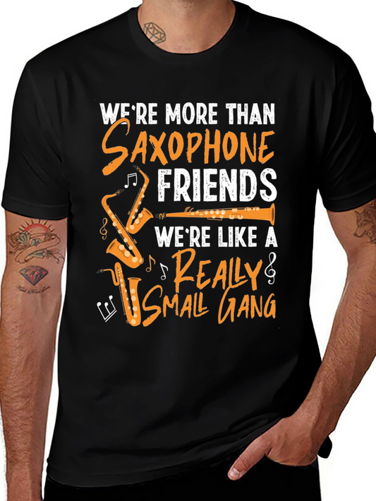 Saxophone Friends T-Shirt - Music Lover Tee