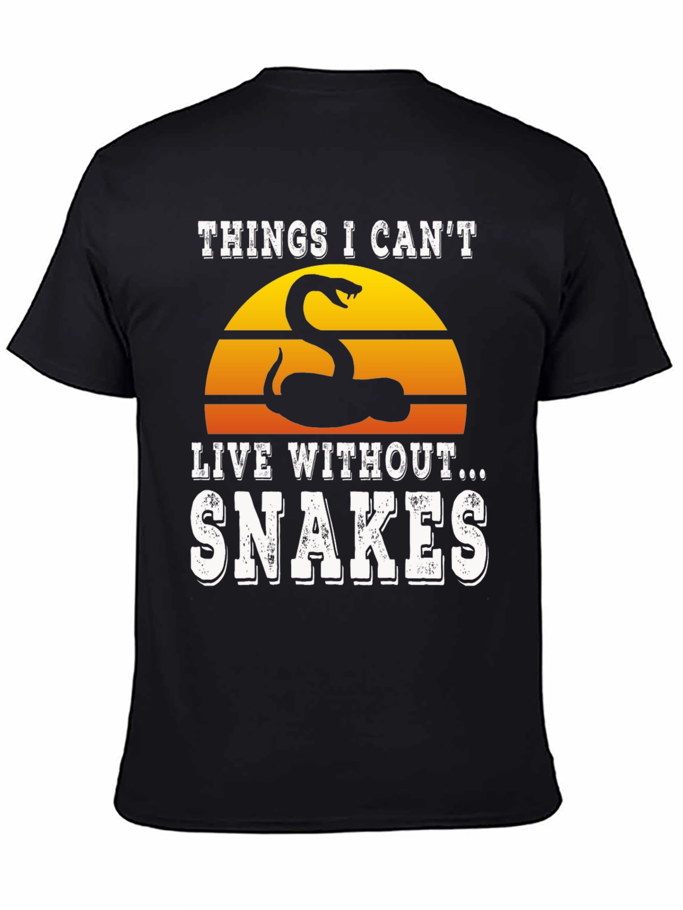 Things I Cant Live Without Snakes T-Shirt