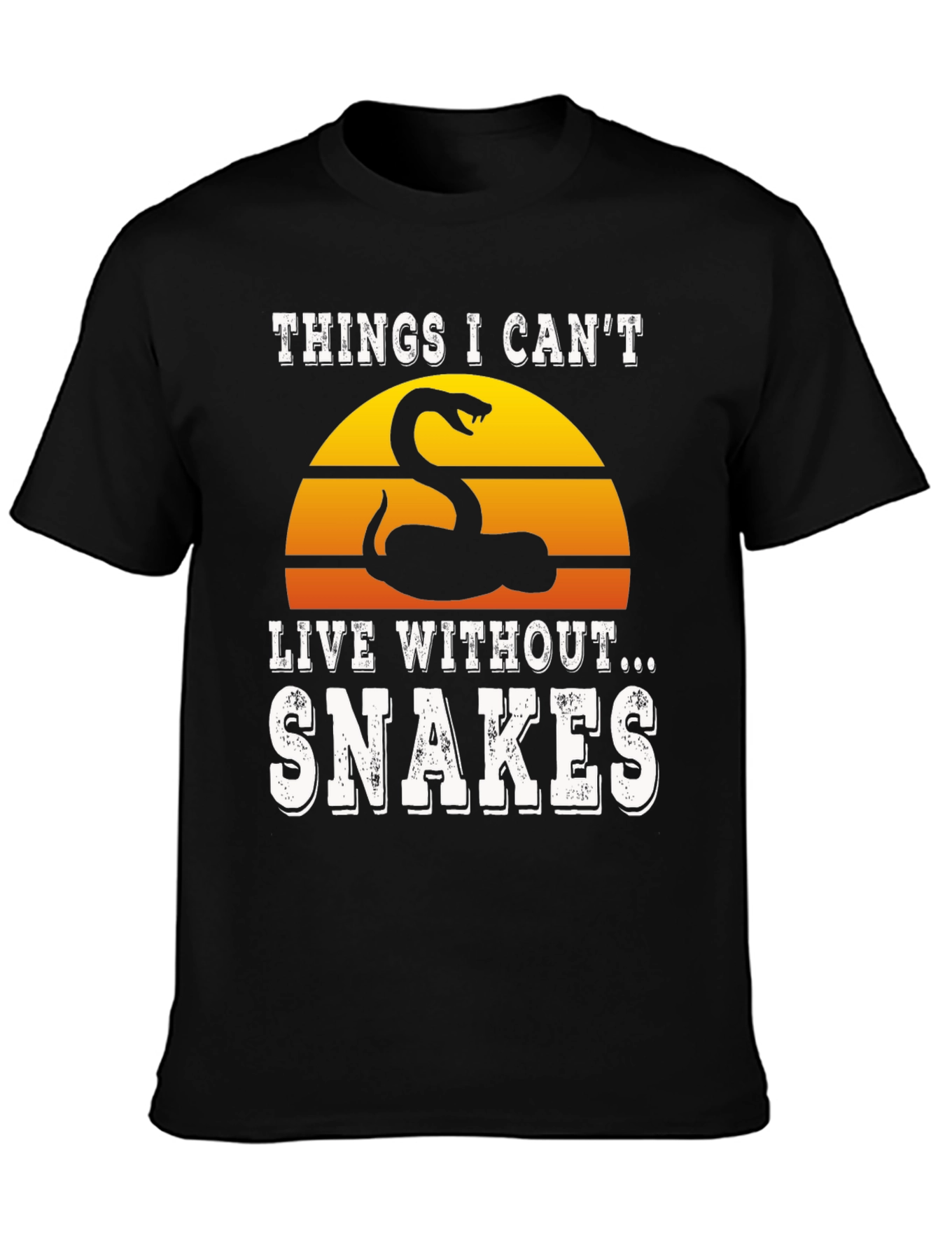 Things I Cant Live Without Snakes T-Shirt