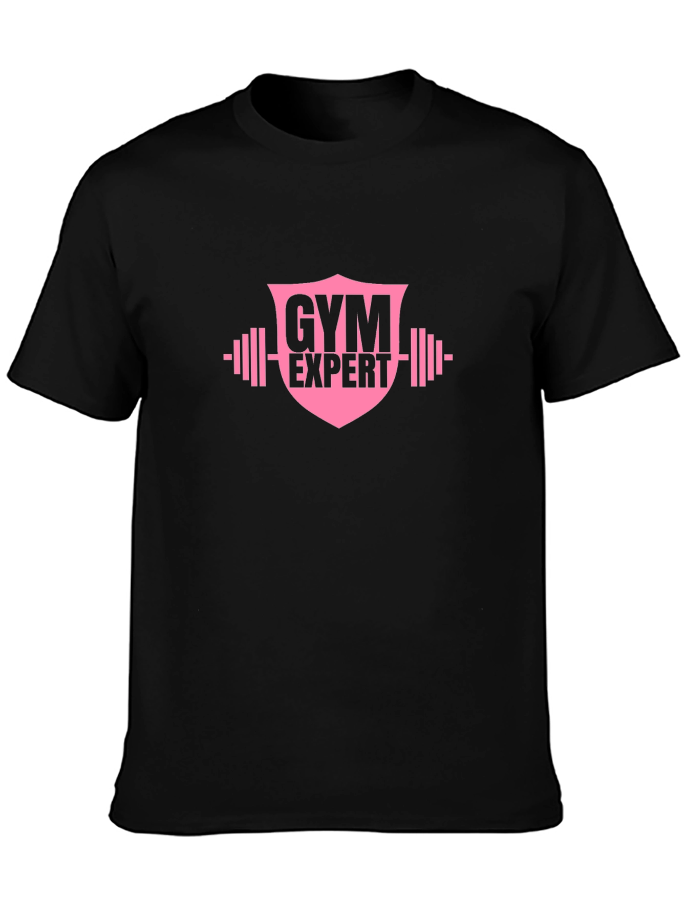 Gym Expert Graphic T-Shirt - Black