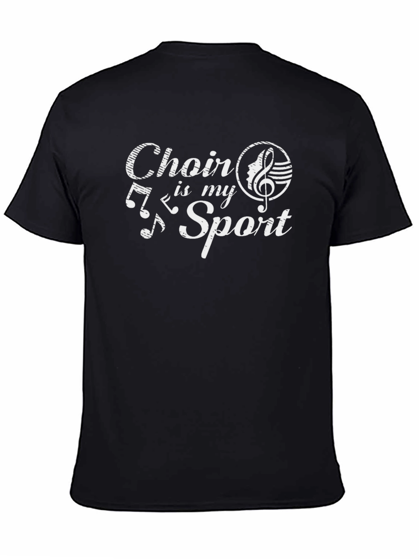 Choir is My Sport Graphic T-Shirt - Black