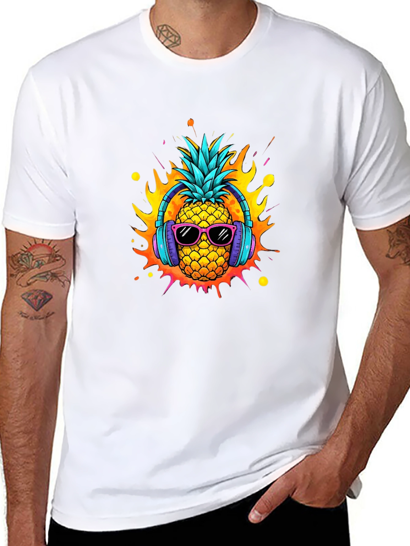 Cool Pineapple T-Shirt - Funky Design