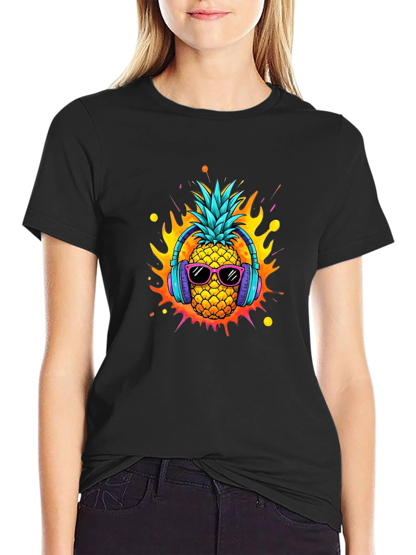 Cool Pineapple T-Shirt - Funky Design