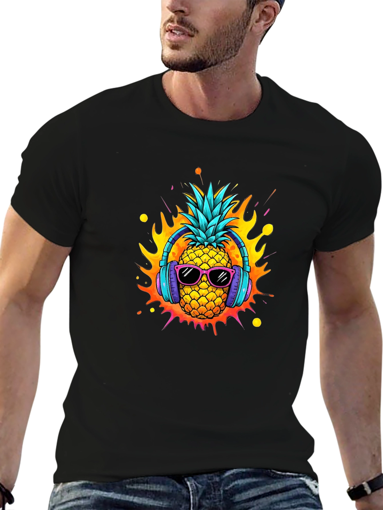 Cool Pineapple T-Shirt - Funky Design