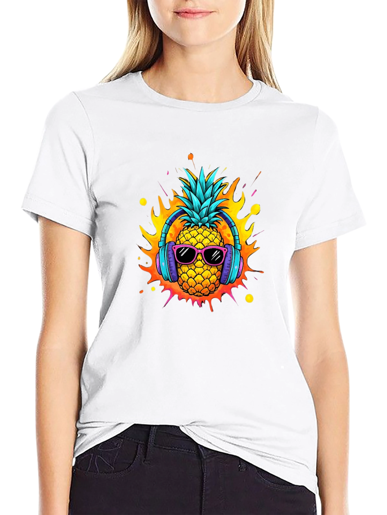 Cool Pineapple T-Shirt - Funky Design