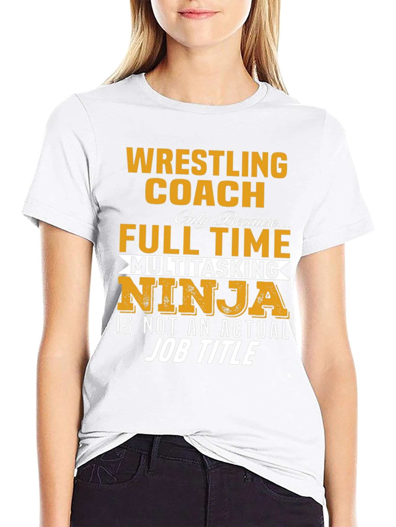 Wrestling Coach Multitasking Ninja T-Shirt