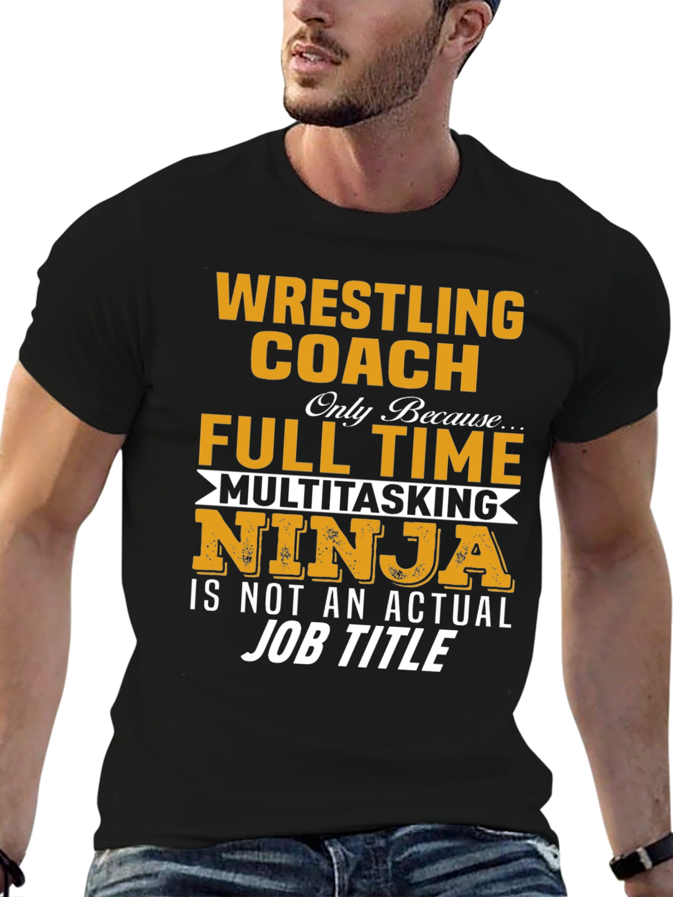 Wrestling Coach Multitasking Ninja T-Shirt